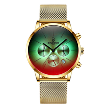 Load image into Gallery viewer, Men Military Style Stainless Steel Bright Coloured Glass Watches freeshipping - Tyche Ace
