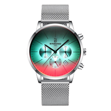 Load image into Gallery viewer, Men Military Style Stainless Steel Bright Coloured Glass Watches freeshipping - Tyche Ace
