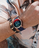 Men Military Style Stainless Steel Bright Coloured Glass Watches freeshipping - Tyche Ace