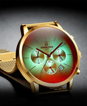 Load image into Gallery viewer, Men Military Style Stainless Steel Bright Coloured Glass Watches freeshipping - Tyche Ace
