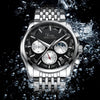 Men Multifunction Stereoscopic Dial Stainless Steel Sports Watches freeshipping - Tyche Ace