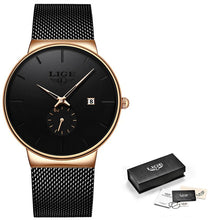 Load image into Gallery viewer, Men Quartz Minimalist Sleek Ultra-Thin Wristband Casual Watches freeshipping - Tyche Ace
