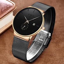 Load image into Gallery viewer, Men Quartz Minimalist Sleek Ultra-Thin Wristband Casual Watches freeshipping - Tyche Ace
