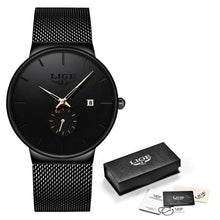 Load image into Gallery viewer, Men Quartz Minimalist Sleek Ultra-Thin Wristband Casual Watches freeshipping - Tyche Ace

