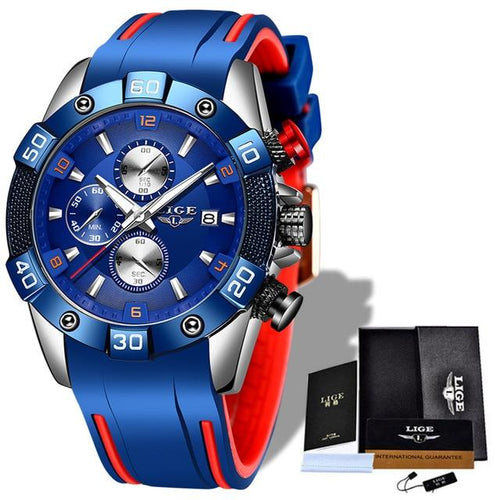 Men Quartz Sports Chronograph Casual Waterproof Wrist Watches freeshipping - Tyche Ace