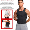 Men Sauna Waist Double Belt Abdomen Slimming Fat Burn Sweat Fitness Vest freeshipping - Tyche Ace