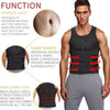 Men Sauna Waist Double Belt Abdomen Slimming Fat Burn Sweat Fitness Vest freeshipping - Tyche Ace