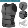 Men Sauna Waist Double Belt Abdomen Slimming Fat Burn Sweat Fitness Vest freeshipping - Tyche Ace