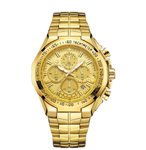 Load image into Gallery viewer, Men Stainless Steel Quartz Sports Chronograph Water Resistant Watches freeshipping - Tyche Ace
