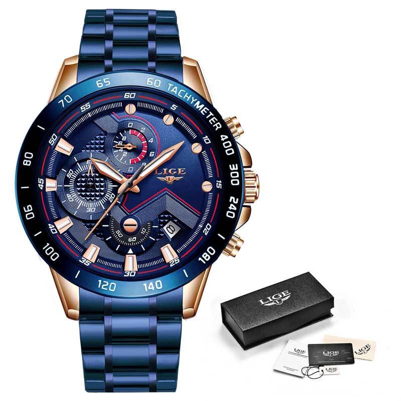 Men Stainless Steel Top Brand Luxury Sports Quartz Watches freeshipping - Tyche Ace