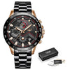 Men Stainless Steel Top Brand Luxury Sports Quartz Watches freeshipping - Tyche Ace