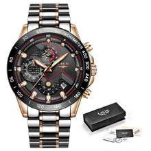 Load image into Gallery viewer, Men Stainless Steel Top Brand Luxury Sports Quartz Watches freeshipping - Tyche Ace
