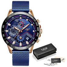 Load image into Gallery viewer, Men Stainless Steel Top Brand Luxury Sports Quartz Watches freeshipping - Tyche Ace

