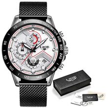 Load image into Gallery viewer, Men Stainless Steel Top Brand Luxury Sports Quartz Watches freeshipping - Tyche Ace
