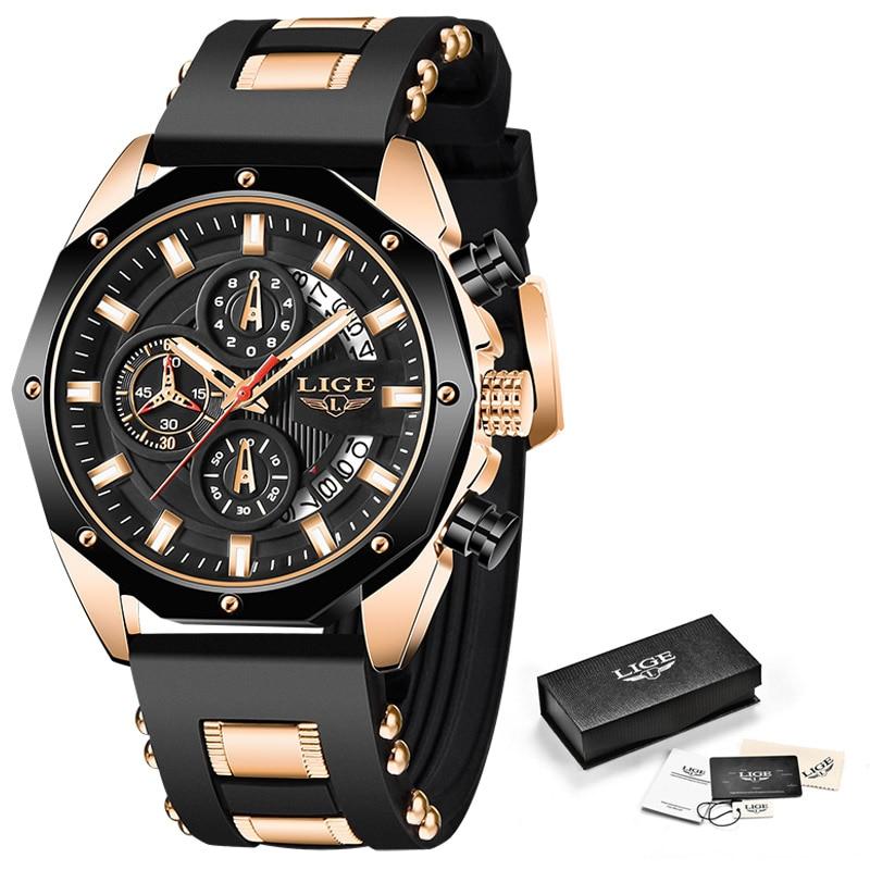 Men Top Brand Luxury Silicone Wristband Sport Quartz Watches freeshipping - Tyche Ace