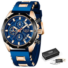 Load image into Gallery viewer, Men Top Brand Luxury Silicone Wristband Sport Quartz Watches freeshipping - Tyche Ace
