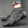 Men Vintage Winter Warm Suede Leather Ankle Casual Boots freeshipping - Tyche Ace