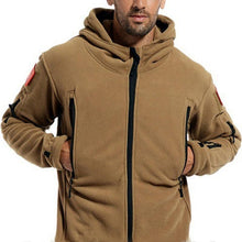 Load image into Gallery viewer, Men Winter Thermal Fleece Hooded Softshell Outdoor Jacket freeshipping - Tyche Ace
