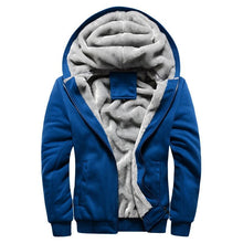 Load image into Gallery viewer, Men Winter Thick Warm Fleece Zip Up Hoodie freeshipping - Tyche Ace
