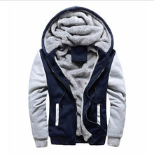 Load image into Gallery viewer, Men Winter Thick Warm Fleece Zip Up Hoodie freeshipping - Tyche Ace
