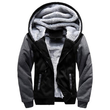 Load image into Gallery viewer, Men Winter Thick Warm Fleece Zip Up Hoodie freeshipping - Tyche Ace
