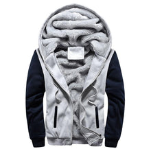 Load image into Gallery viewer, Men Winter Thick Warm Fleece Zip Up Hoodie freeshipping - Tyche Ace
