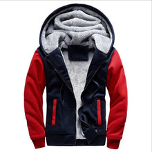 Load image into Gallery viewer, Men Winter Thick Warm Fleece Zip Up Hoodie freeshipping - Tyche Ace
