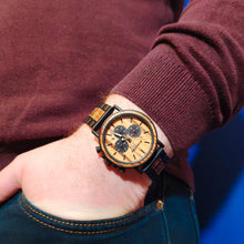Load image into Gallery viewer, Men Wooden Stylish fashionable Military Watches freeshipping - Tyche Ace
