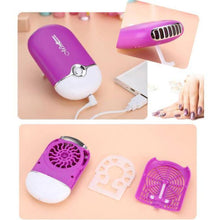 Load image into Gallery viewer, Mini Palm Size Small Portable USB Rechargeable Bladeless Fan freeshipping - Tyche Ace
