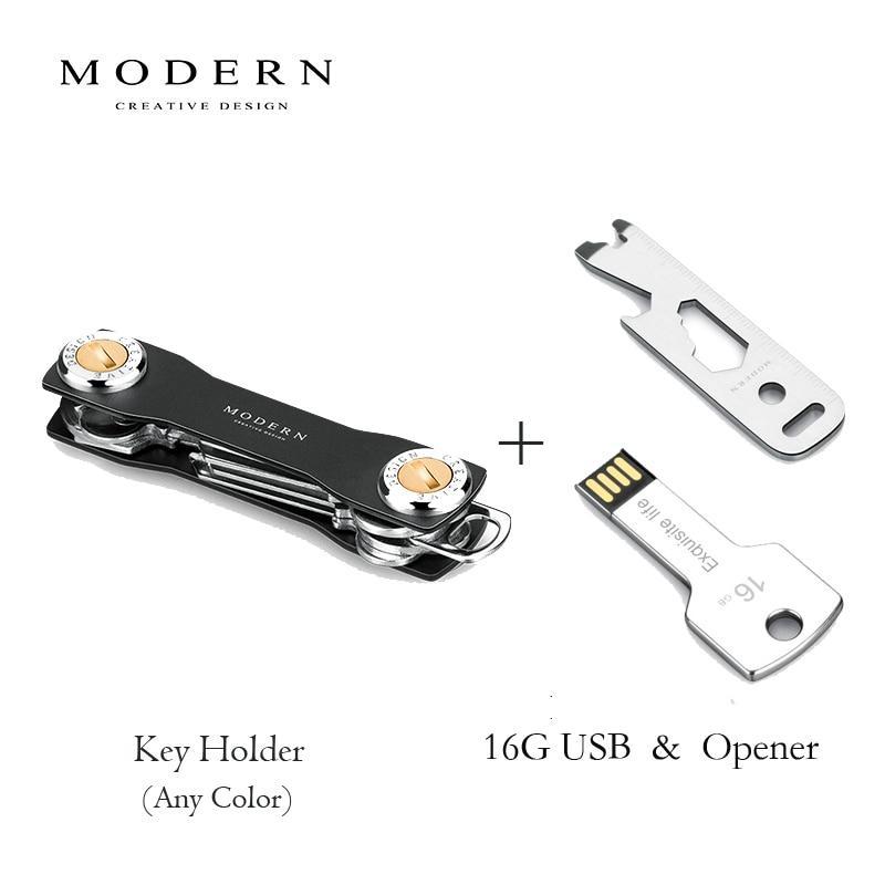 Modern Stylish Aluminium Smart Pocket Keys Holder Organiser Wallet freeshipping - Tyche Ace
