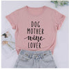 MomLife Dog Mother Wine Lover Women T Shirts freeshipping - Tyche Ace