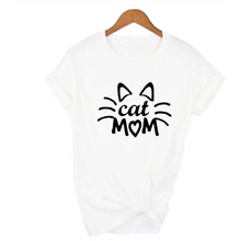 Load image into Gallery viewer, MomLife Women Stay at Home Cat Mom T Shirts freeshipping - Tyche Ace
