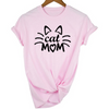 MomLife Women Stay at Home Cat Mom T Shirts freeshipping - Tyche Ace