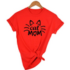 MomLife Women Stay at Home Cat Mom T Shirts freeshipping - Tyche Ace