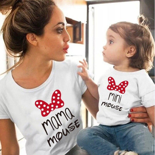 Mother Daughter Matching Cotton Casual T-Shirts Tops freeshipping - Tyche Ace