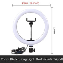 Load image into Gallery viewer, Multi-Function Led Rim Of Lamp Selfie Ring Light Photography Mobile Holder Support Tripod Stand freeshipping - Tyche Ace
