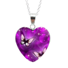 Mysterious Magic Butterfly Heart Necklaces Pendant freeshipping - Tyche Ace