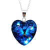 Mysterious Magic Butterfly Heart Necklaces Pendant freeshipping - Tyche Ace