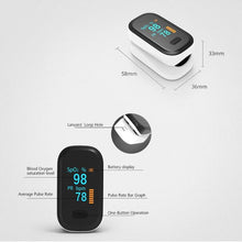 Load image into Gallery viewer, OLED Medical Portable Finger Pulse Oximeter blood oxygen Heart Rate Saturation Meter freeshipping - Tyche Ace
