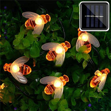 Load image into Gallery viewer, Outdoor Garden Honey Bee LED String Solar Powered Fairy Light freeshipping - Tyche Ace
