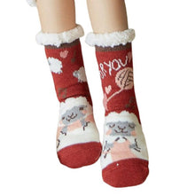 Load image into Gallery viewer, Cute Sheep Cartoon Thick Warm Soft breathable Fluffy Socks
