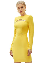 Load image into Gallery viewer, Stylish Long Sleeve Hollow Out Bodycon Dresses For Women - Tyche Ace
