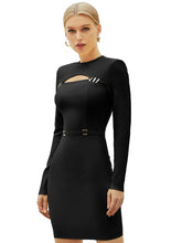 Load image into Gallery viewer, Stylish Long Sleeve Hollow Out Bodycon Dresses For Women - Tyche Ace
