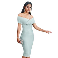 Load image into Gallery viewer, Off Shoulder Bandage Bodycon Trendy Dresses For Women - Tyche Ace
