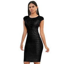 Load image into Gallery viewer, Lace Bandage Hollow Out Bodycon Dresses For Women

