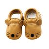 Unisex Soft Cow Leather Moccasins Cool Shoes For Kid