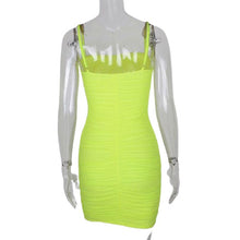 Load image into Gallery viewer, Ruched Mesh Bodycon Mini Dresses For Women
