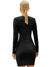 Load image into Gallery viewer, Stylish Long Sleeve Hollow Out Bodycon Dresses For Women - Tyche Ace
