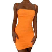 Load image into Gallery viewer, Ruched Mesh Bodycon Mini Dresses For Women

