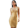 Lace Bandage Hollow Out Bodycon Dresses For Women